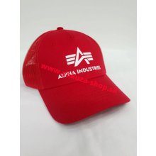 Alpha Industries Basic Trucker Cap speed red