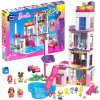 KOCKY MEGA BARBIE COLOR REVEAL DOMČEK SNOV Dream House HHM01