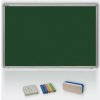2x3 Magneticko-keramická tabuľa 100x200 zelené / pre popis kriedou / ALU23