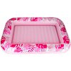 Nafukovací matrac na kúpanie, ležadlo s vankúšom ružové