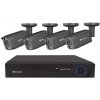 Kamerový set Securia Pro NVR4CHV8S-B SONY smart, IP,4 kamery, 8 Mpx, černý