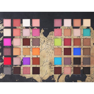 Makeup Revolution X Game Of Thrones Westeros Map paletka očných tieňov 48 g