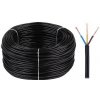 Elektrokabel 3x1 čierny