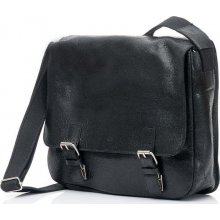 Pánska kožená taška dg1c čierna
