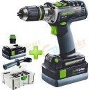 Akuskrutkovač Festool DRC 18/4 Li 5,2 Set