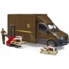 Bruder 2678 Mercedes Benz Sprinter UPS s řidičem a příslušenstvím