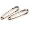 Ozdobný spínací špendlík kilt 13x65 mm - staromosadz (10 ks)