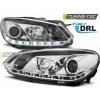 Tuning-tec Predné svetlomety TRUE DRL CHROME pasujú na VW GOLF 6 10.08-12
