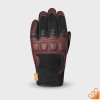 Rukavice RACER Ronin, dámske (čierna/červená burgundy) M