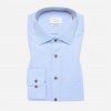 ETERNA Svetlomodrá pánska košeľa ETERNA, Non-iron Comfort fit Veľkosť: 46 (XXL) ETERNA