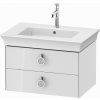Duravit White Tulip skrinka 68.4x45.8x41 cm závesná kúpeľňová skrinka pod umývadlo biela WT435108585
