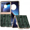 Kožený kryt Ultra Mahjong Texture na Moto Razr 40 Ultra – Zelená