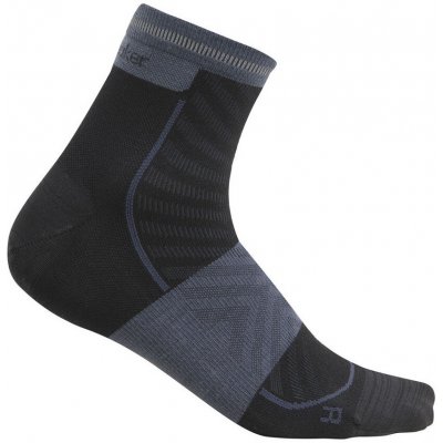 Icebreaker pánske ponožky Men Merino Run+ Ultralight Mini čierna