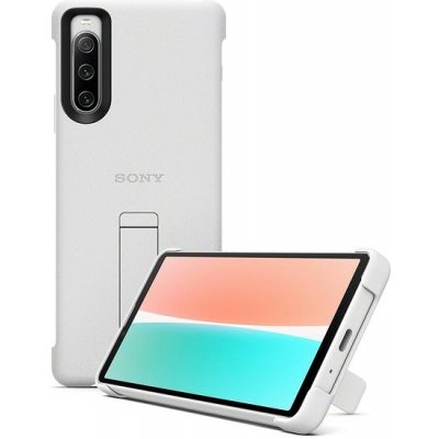 Púzdro Sony XQZ-CBCC Stand Cover Xperia 10 IV 5G, sivé