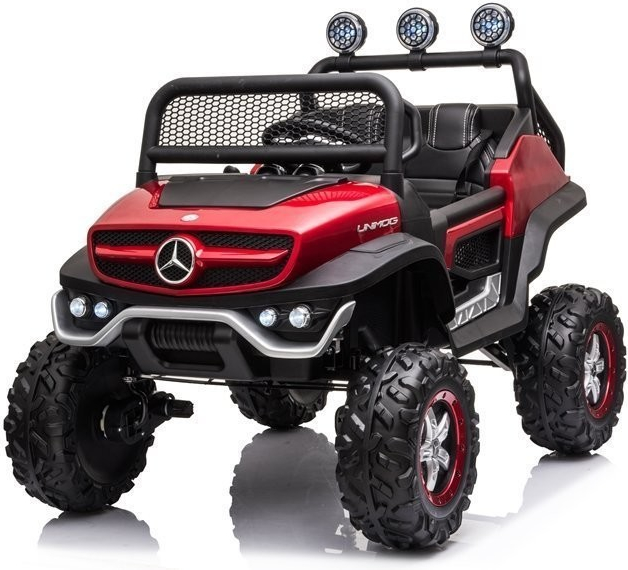 Mamido elektrické autíčko Mercedes Benz Unimog S 4x4 červená