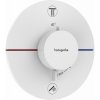 Hansgrohe ShowerSelect Comfort S - Termostat pod omietku pre 2 spotrebiče s EN1717, biela matná 15556700