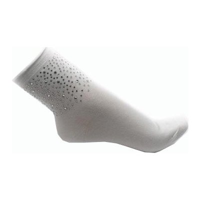 Springstar Ponožky se třpytkami Nora bílé