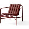 HAY Textilný podsedák Palissade Lounge Chair Low Soft Quilted Cushion, iron red