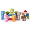 Woody Kocky farebné s potlačou 26 ks - 3,3 cm, 90912
