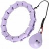 Masážna hula hoop ONE Fitness OHA02 so závažím fialová