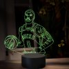 Beling 3D lampa, Damian Lillard, 16 farebná QX21
