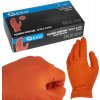 Rukavice nitrilové oranžové, sada 50ks, veľkosť XL, SOLID GRIP, GEKO