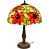 Brilagi - Tiffany vitrážová stolná lampa SUNFLOWER 2xE27/60W/230V BRT-8004C + záruka 3 roky zadarmo