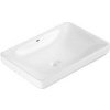 Grohe Euro Ceramic - Umývadlo na dosku 60x40 cm, s prepadom, bez otvoru na batériu, alpská biela 102434SH00