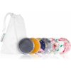 T-TOMI Make-up Removal Pads Set Soft 1 Week prateľné odličovacie tampóny COLOUR + Laundry Wash Bag 7 ks