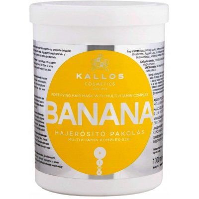 Kallos Banana Fortifying Hair Mask With Multivitamin Complex banánová posilňujúca maska na vlasy s multivitamínovým komplexom 1000ml