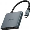 TPL TP-Link UH3020C hub USB Typ-C 5000 Mbit/s Šedá