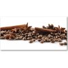 Moderný obraz fotografie na akrylu Zrnká kávy škorica 100x50 cm
