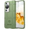 Gumený kryt Full Coverage na Huawei P60 Pro - Army Green