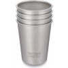 KLEAN KANTEEN Steel Cup - 4 Pack - brushed stainless 296 ml