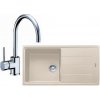 Franke SET G134 granitový drez BFG 611 sahara + batéria FC 650.031 chróm