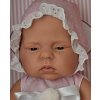 Realistické miminko - LUCÍA - dlouhé růžové šaty od firmy ASIVIL (velikost 42 cm)