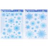 Wiky Dekorácia okenná 41 x 29 cm Vločky Vianoce