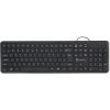 Powerton LIFE SLIM Klávesnica drôtová (USB) US, čierna WPK102B US
