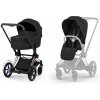 CYBEX Kombinovaný kočík e-Priam 5.0 Sepia Black (Rosegold Frame) 2026 Platinum