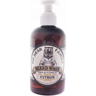 Mr. Bear Family Citrus šampón na bradu 250 ml