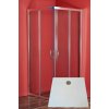 Arttec ARTTEC SMARAGD rohový sprchový kút 80x90 cm sklo Číre profil Alu lesk+vanička Stone PAN01175