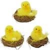 HOME DECO Kuriatko sediace v hniezde 7 cm