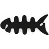 Kompaktný držiak / organizér káblov Fishbone - Čierna HR32968