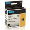 páska DYMO PROFI D1 RHINO Black On White Self-Laminating Tape (24mm) (S0773860/17348821)