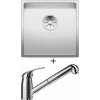 Blanco CLARON 400-U nerez Durinox 523385 + Blanco DARAS-S chróm 517731
