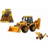 Teddies Auto stavebný nakladač plast 8x17cm na zotrvačník