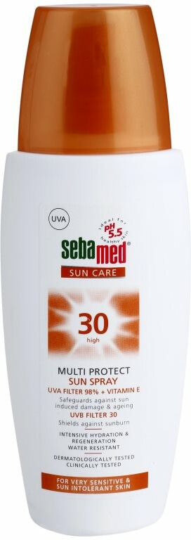 Sebamed Sun Care Multi Protect Sun Spray opaľovací sprej pre citlivú pokožku SPF30 150 ml