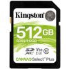 Kingston Canvas Select Plus SDXC 512GB Class 10 UHS-I (r100MB,w85MB) SDS2/512GB - Pamäťová karta SD