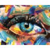 zuty Zuty - Maľovanie Podľa Čísel - Farebné Maľované Oko, 40X50 Cm, Plátno (8596530072928)