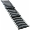 Rampa, 3-dielna, skladacia, 40x78-175cm, 6,8kg, čierna/sivá